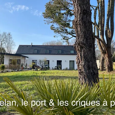 Ty Glazu Doelan Espace 60m2, Port& Criques A Pied, 2 Privees Au 1er Etage, Sdb, Wc Separe Bed and Breakfast Clohars-Carnoët