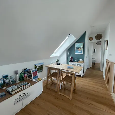 Ty Glazu Doelan Espace 60m2, Port& Criques A Pied, 2 Privees Au 1er Etage, Sdb, Wc Separe Bed and Breakfast Clohars-Carnoët